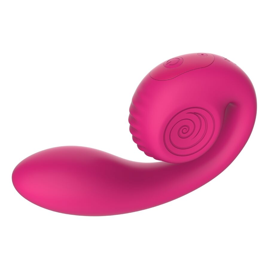 SNAIL VIBE Gizi Lite Vibrateur Rose Double Point G Clitorial — vue détaillée