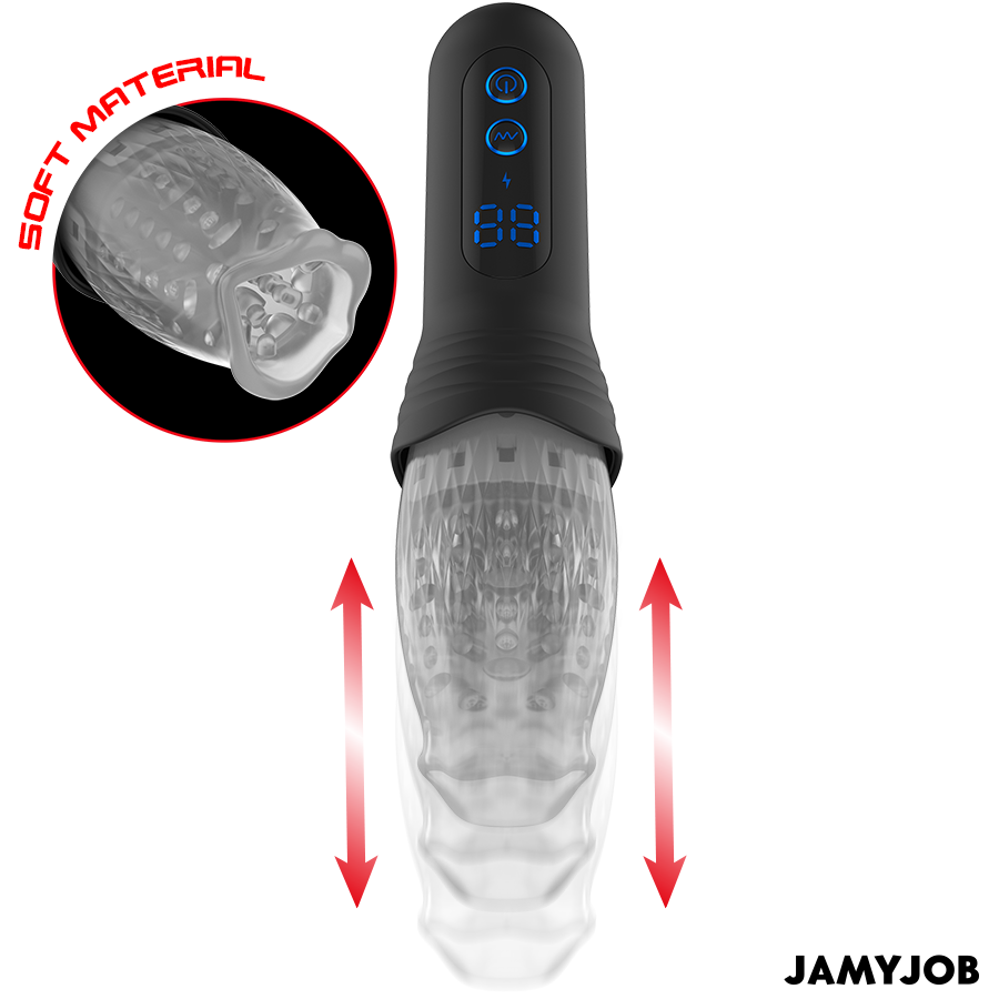 JAMYJOB Masturbateur Blow-R Mouvement Poussée Rotation — vue alternative