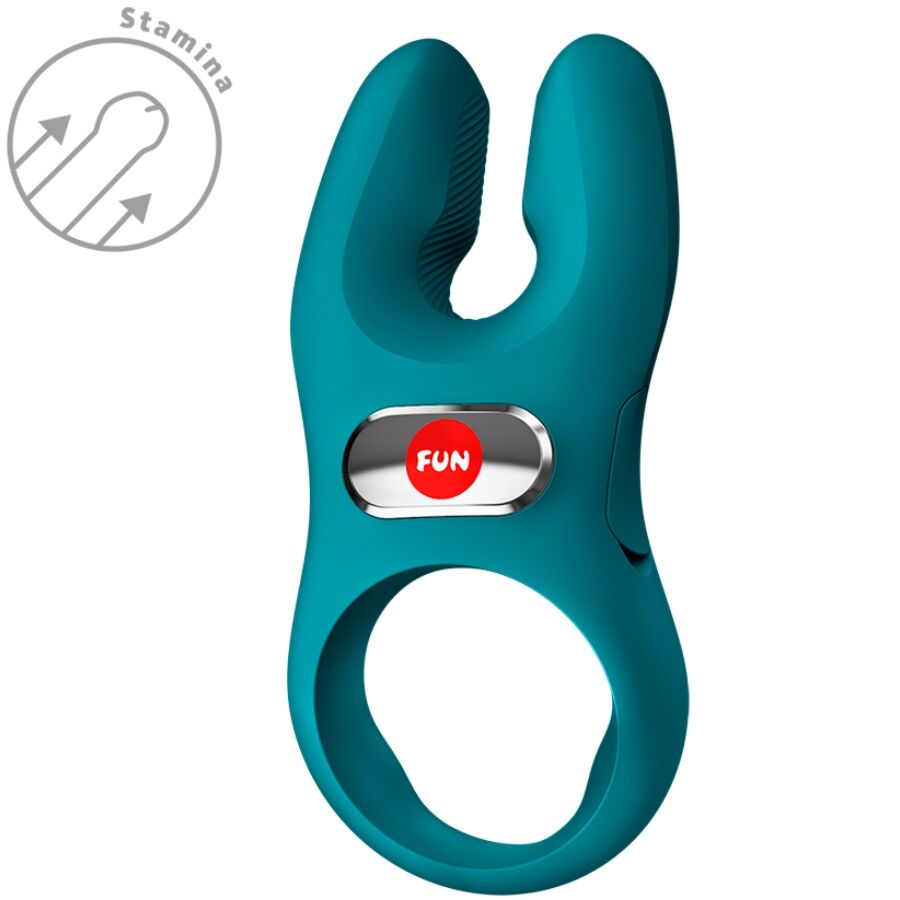 FUN FACTORY - Vibrating Bottle Our Pros for Penis Ring Green