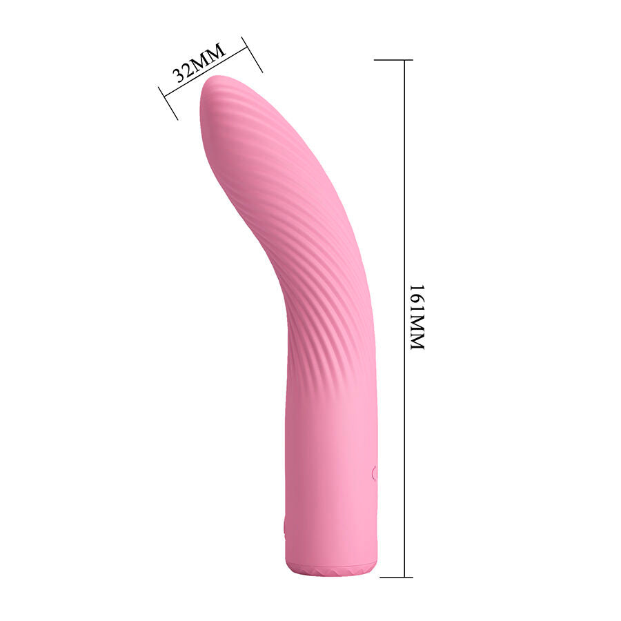 PRETTY LOVE FLIRTATION Kisell Vibrateur Rose Point G — accessoires inclus