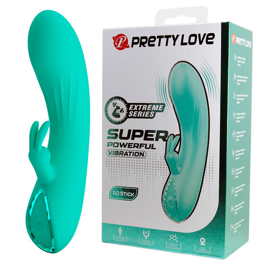 PRETTY LOVE FLIRTATION Dj Stick Vibrateur G-Spot Turquoise - Aura Intime