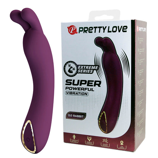 PRETTY LOVE SMART Dj Rabbit Vibrateur Point G Violet - Aura Intime