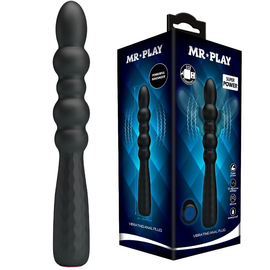 MR PLAY PLUG ANAL VIBRANT FLEXIBLE - Aura Intime