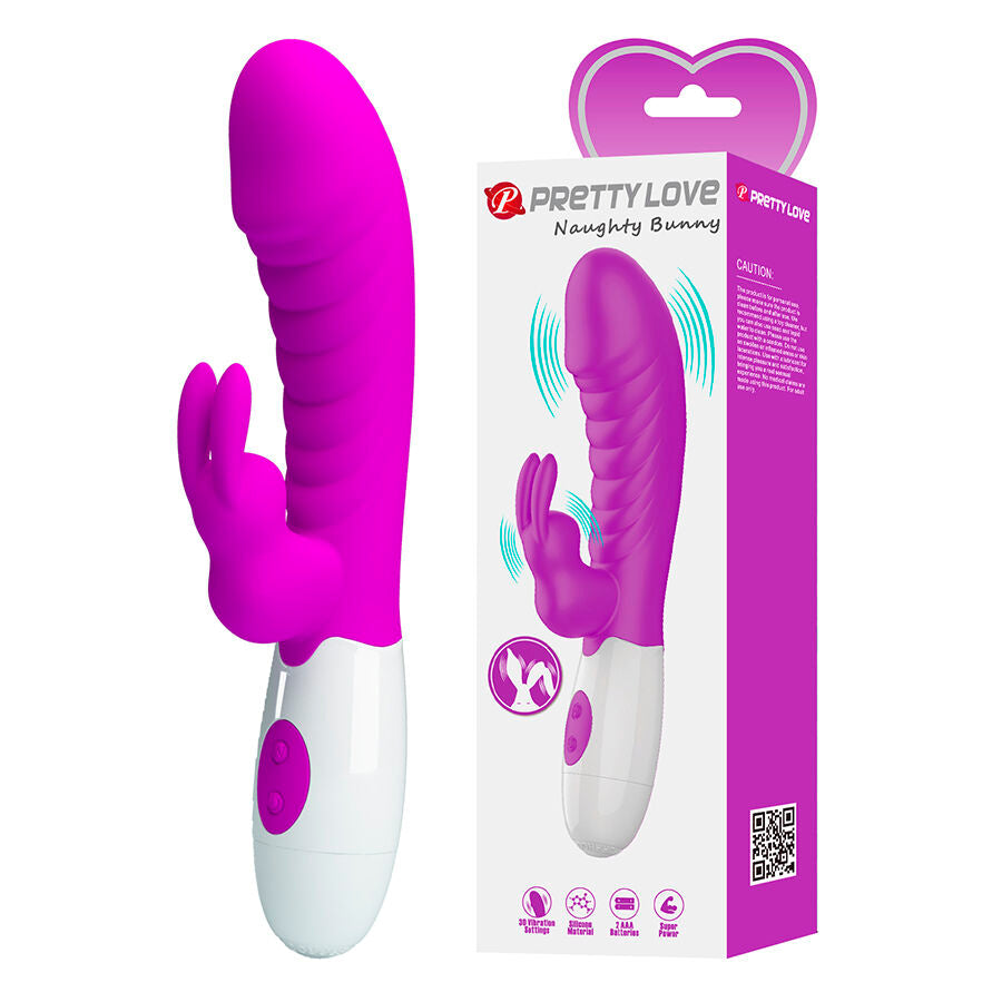 PRETTY LOVE FLIRTATION Naughty Vibrateur Violette Lapin - Aura Intime