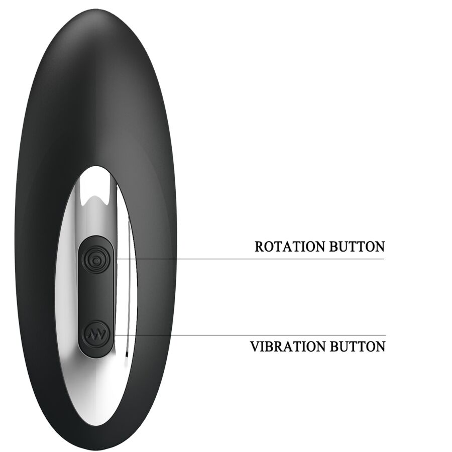 MR PLAY Masseur Prostate Rotation Vibration — vue arrière