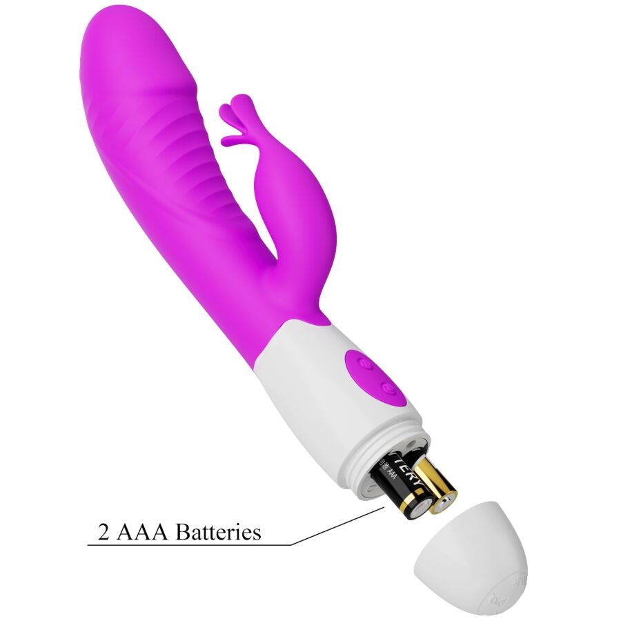PRETTY LOVE FLIRTATION Rasmussen Vibrateur Point G Violet — accessoires inclus
