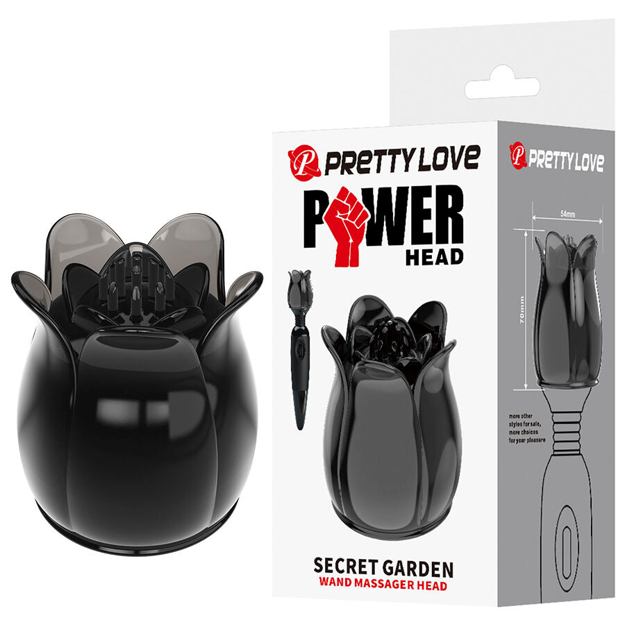 PRETTY LOVE FLIRTATION Secret Garden Tête Massage Noire - Aura Intime