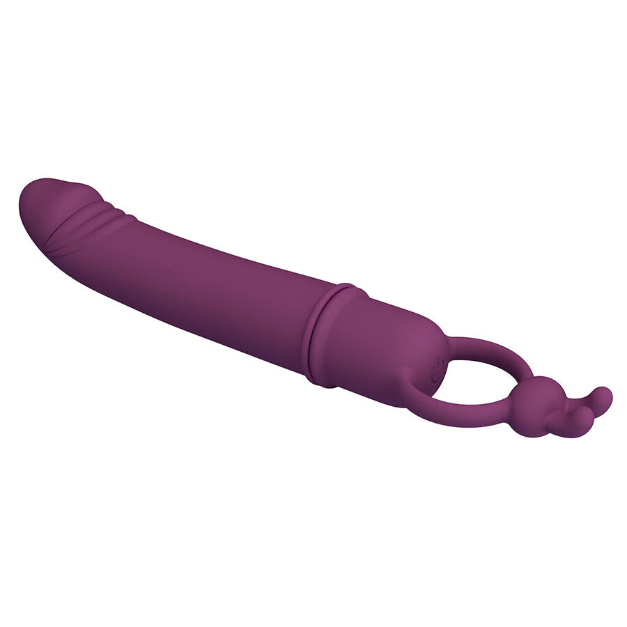 PRETTY LOVE FLIRTATION Cora Vibrateur Forme Pénis Anneau Résistance — accessoires inclus