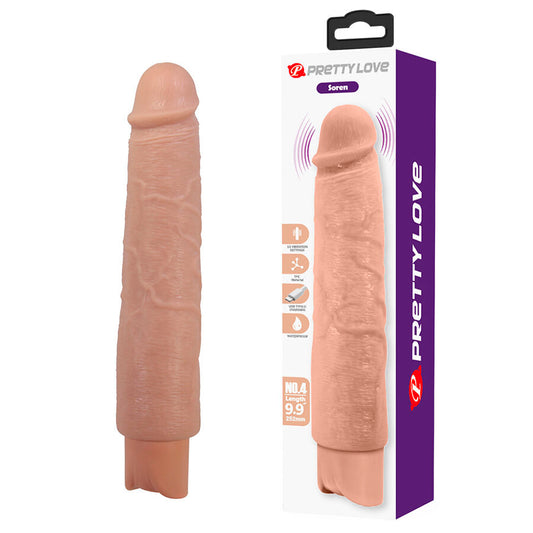 PRETTY LOVE HIGH GRADE SOREN VIBRATEUR FLEXIBLE RÉALISTE - Aura Intime