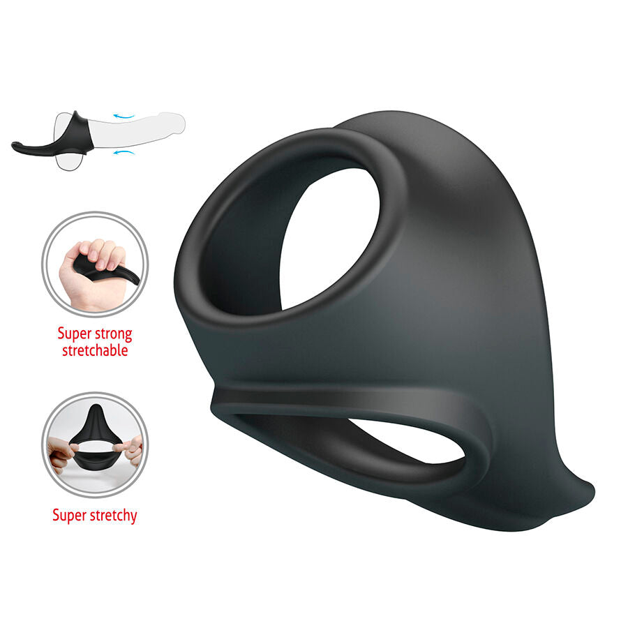 CRAZY BULL ZADOK ANNEAU ERGONOMIQUE STIMULATEUR PÉRINÉAL — vue détaillée