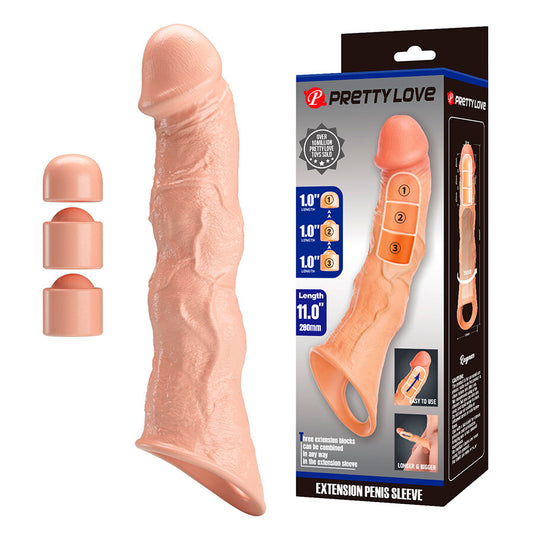 PRETTY LOVE MALE RAGNAR COQUE D'EXTENSION EXTENSIONS RÉGLABLES - Aura Intime