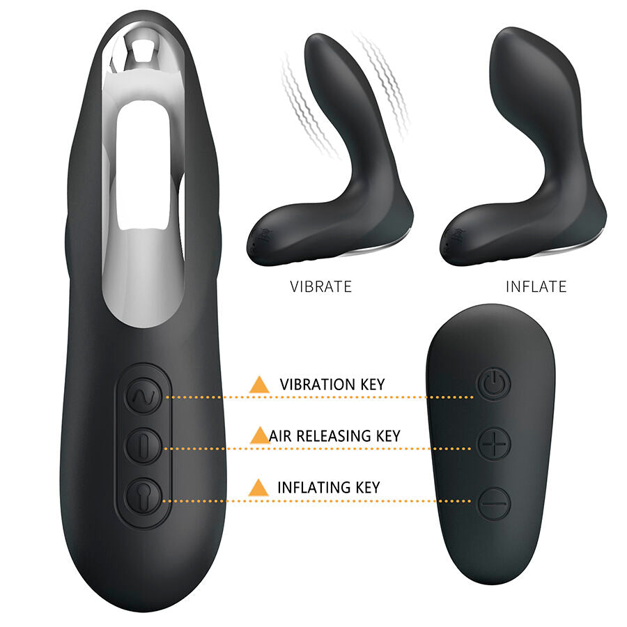 MR PLAY Masseur Prostate Télécommande À Vibrations — accessoires inclus
