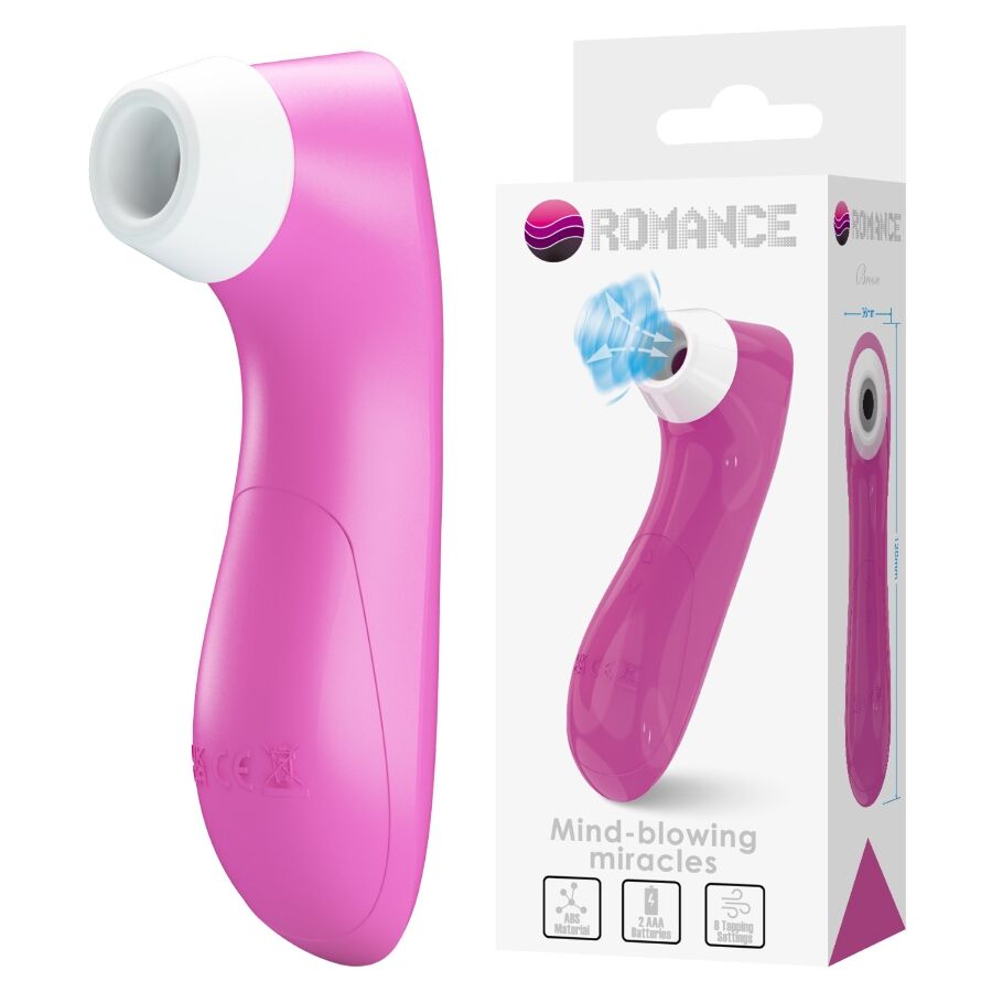 ROMANCE Appareil Succion Clitoriale Technologie Pulsation Rose - Aura Intime