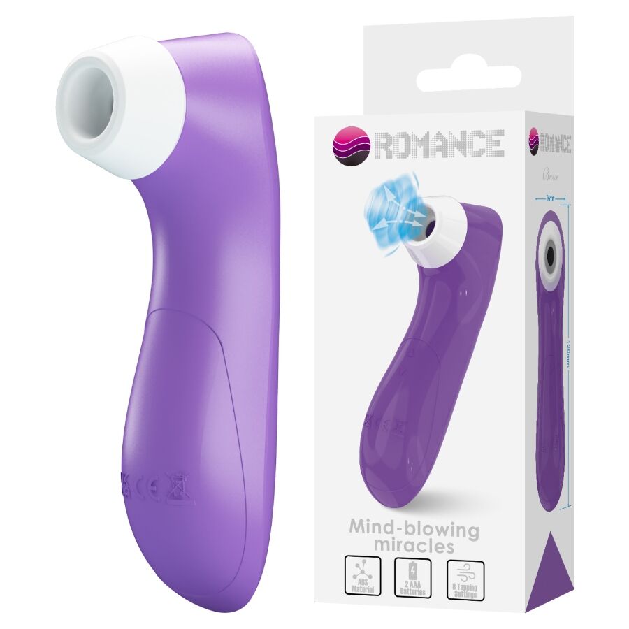 ROMANCE Outil Succion Clitoriale Technologie Pulsation Violet - Aura Intime