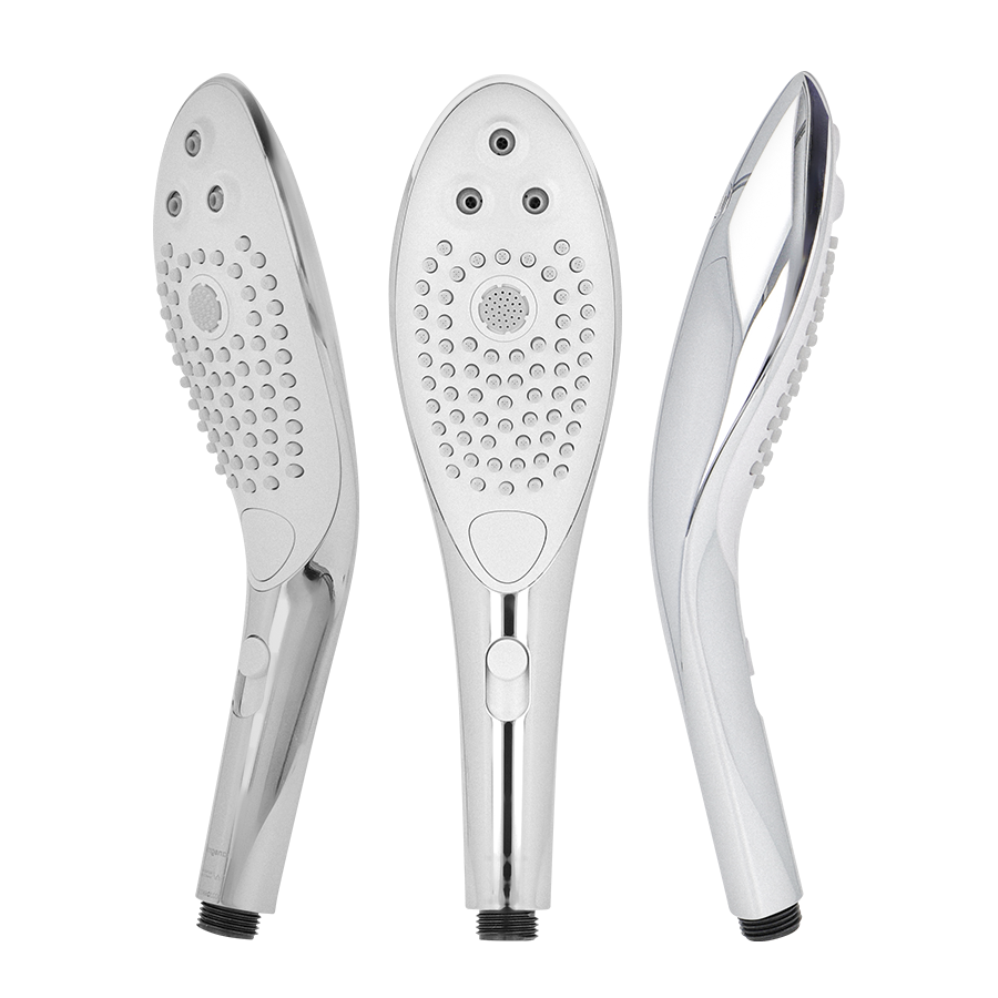 WOMANIZER Pommeau Douche Stimulant Clitorial Wave Chrome — vue détaillée