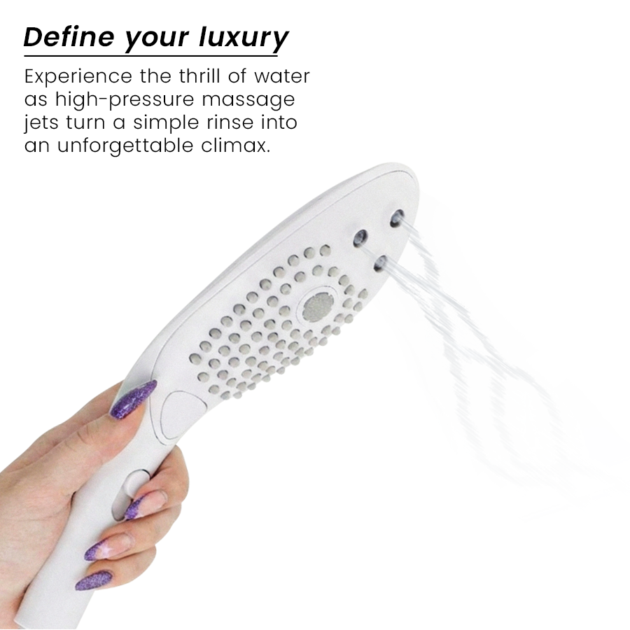 WOMANIZER Pommeau Douche Stimulant Clitorial Wave Blanc — vue alternative