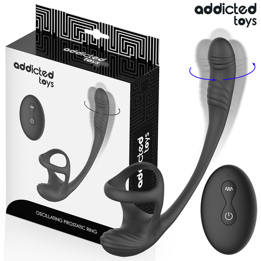 ADDICTED TOYS Plug Anal Vibration, Ondulation À 360° Stimulateur Testic... - Aura Intime