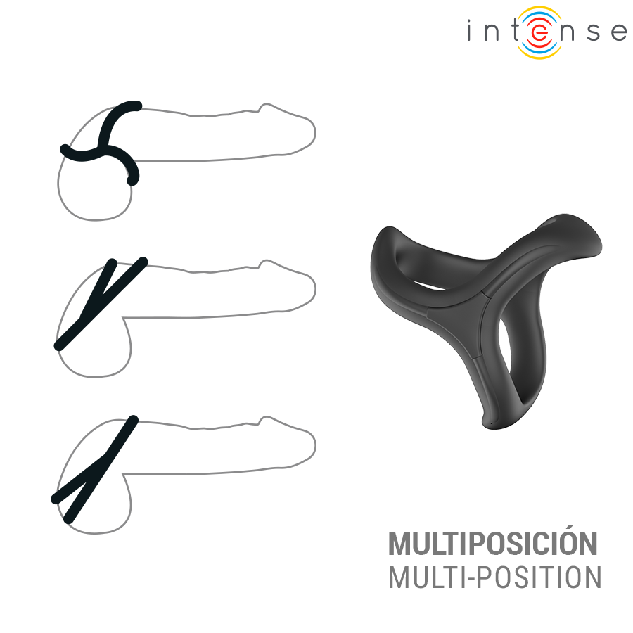 INTENSE FOR HIM ALFIE ANNEAU PÉNIS TRIPLE RÉGLABLE MODÈLE 6 — vue alternative