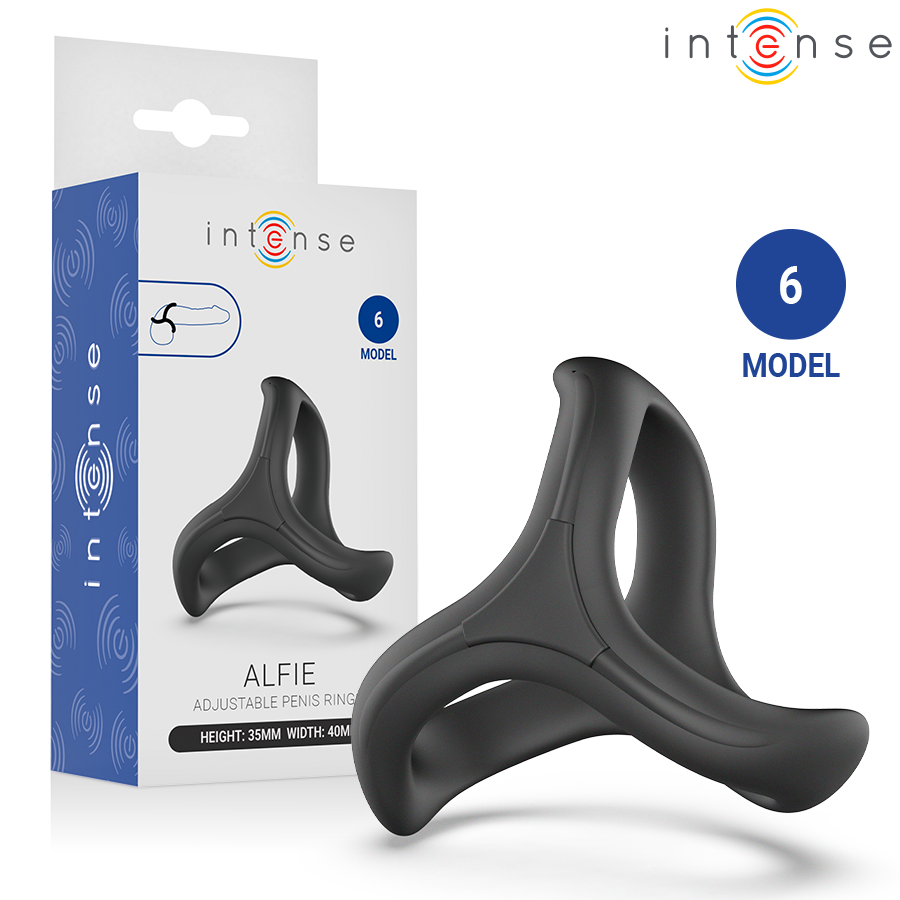 INTENSE FOR HIM ALFIE ANNEAU PÉNIS TRIPLE RÉGLABLE MODÈLE 6 - Aura Intime
