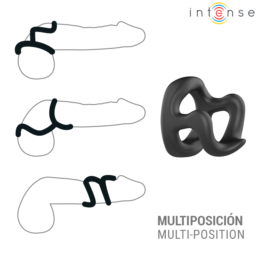 INTENSE FOR HIM CHARLES ANNEAU PÉNIS RÉGLABLE MODÈLE 11 — vue alternative