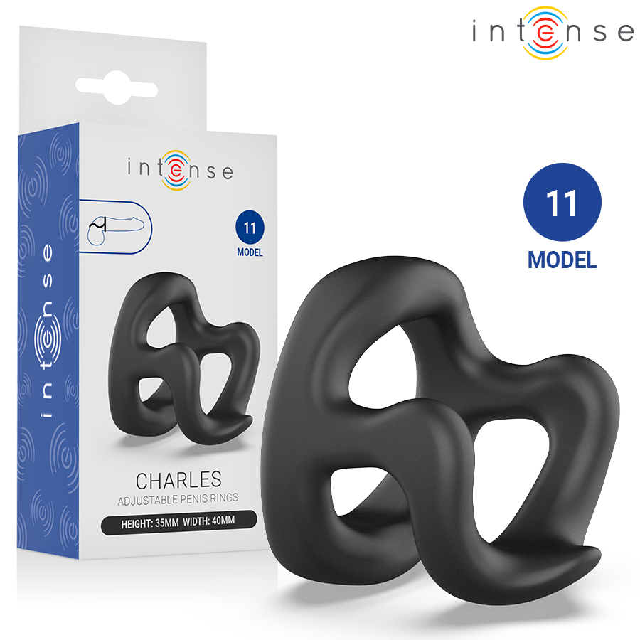 INTENSE FOR HIM CHARLES ANNEAU PÉNIS RÉGLABLE MODÈLE 11 - Aura Intime