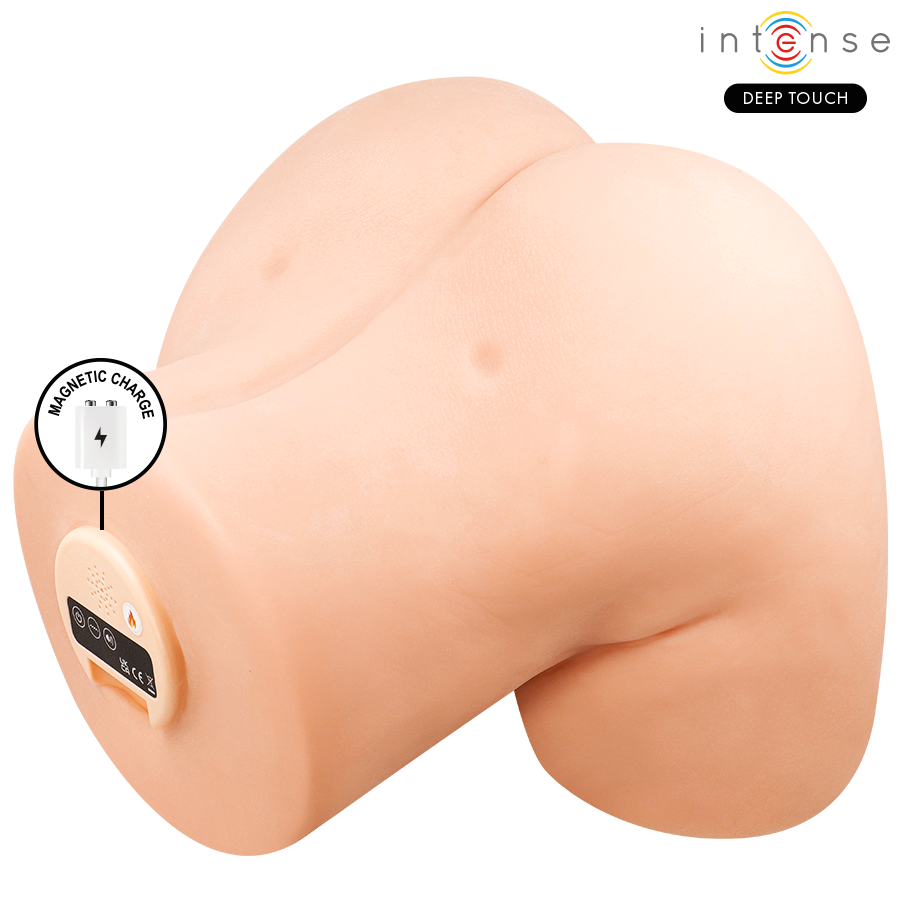 INTENSE DEEP TOUCH - Julia Vaginal Masturbator with Suction, Heat, Vibration and Vocal Effects with Remote Control 9 Kg