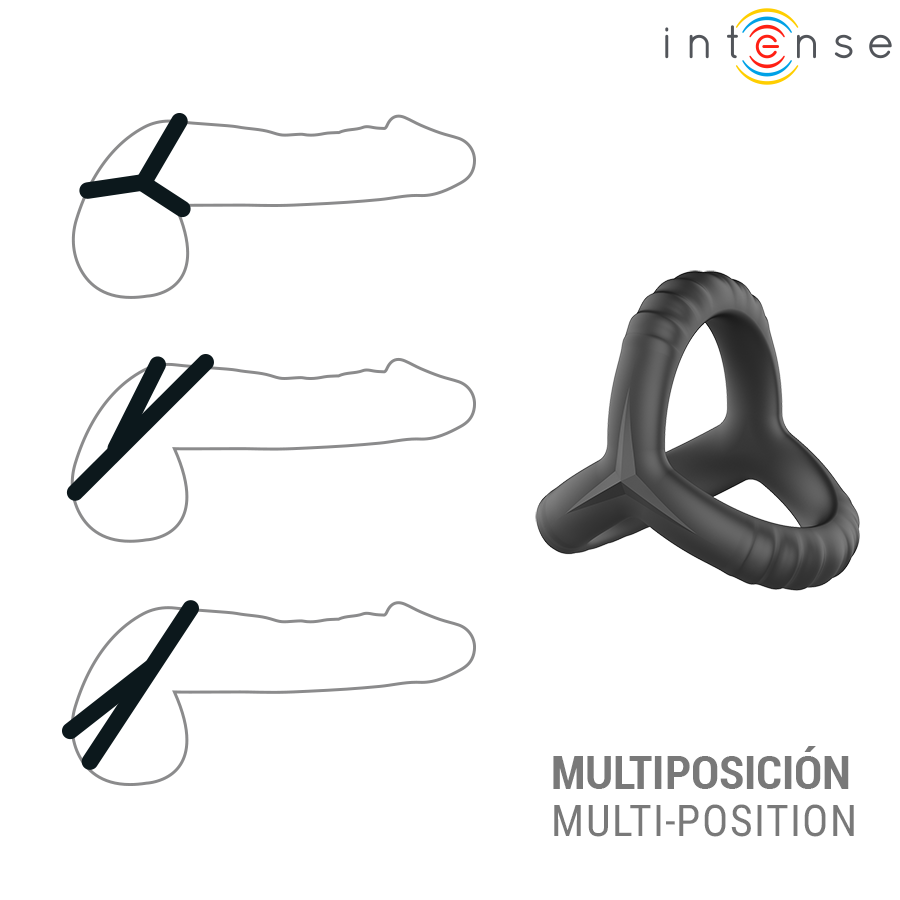 INTENSE FOR HIM JOHN ANNEAU TRIPLE AJUSTABLE PÉNIS MODÈLE 4 — vue alternative