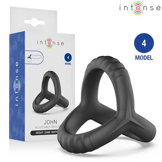 INTENSE FOR HIM JOHN ANNEAU TRIPLE AJUSTABLE PÉNIS MODÈLE 4 - Aura Intime