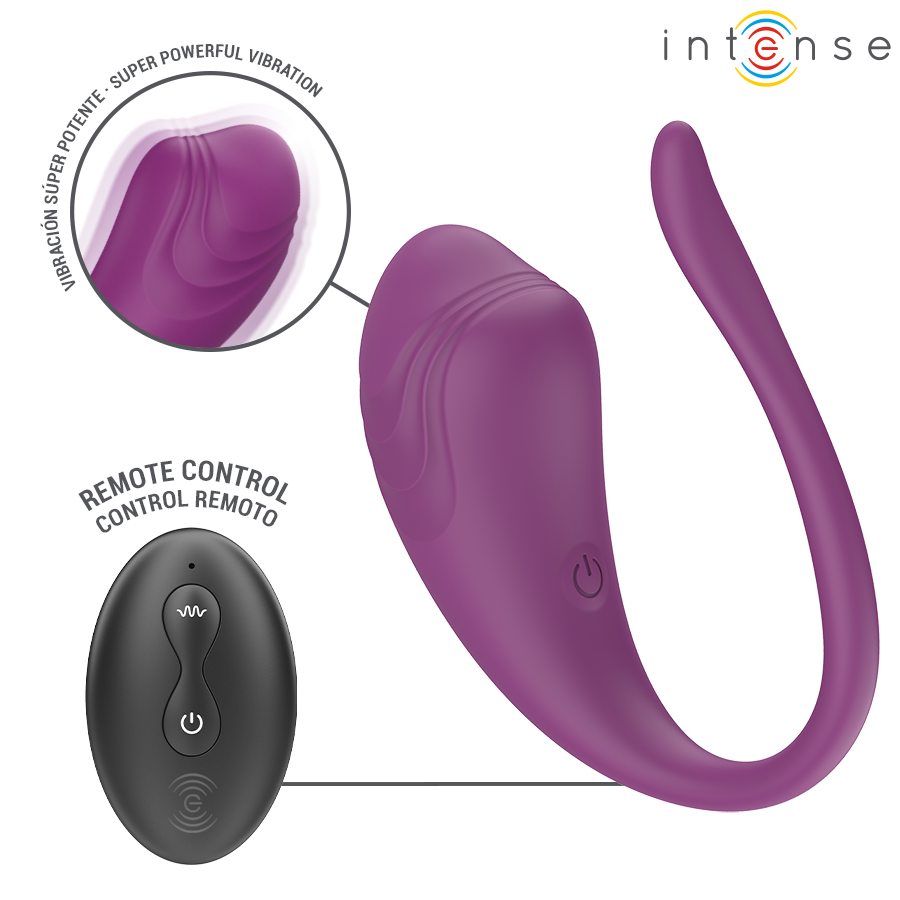 INTENSE REMOTE CONTROL Olivia Œuf Vibrant Purple Télécommande — vue alternative