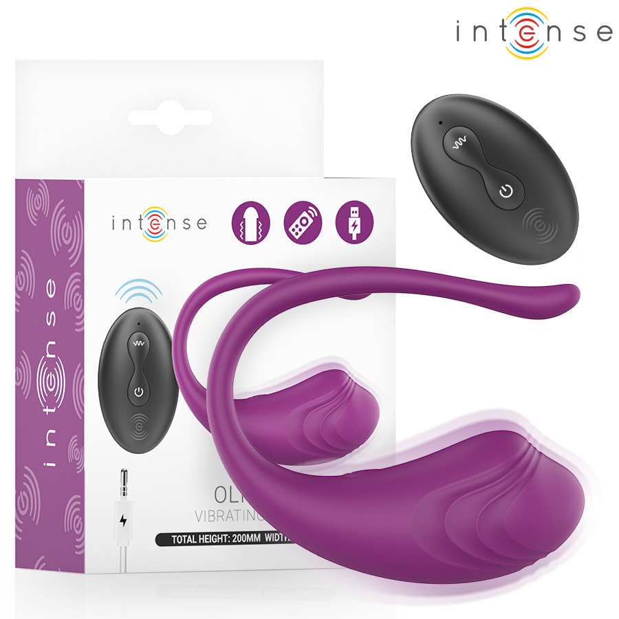 INTENSE REMOTE CONTROL Olivia Œuf Vibrant Purple Télécommande - Aura Intime