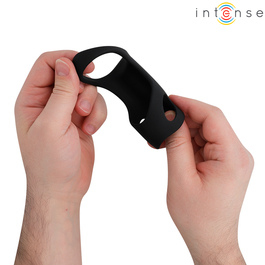 INTENSE FOR HIM JEROME ANNEAU PÉNIS VIBRANT RÉGLABLE MODÈLE 12 — vue arrière