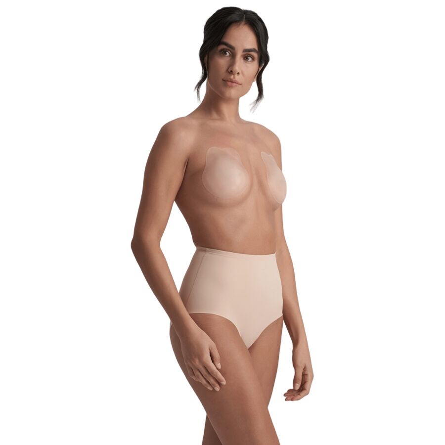 BYE BRA - ACCESSORIES Rabbit Copas Silicona Beige Talla M — vue détaillée