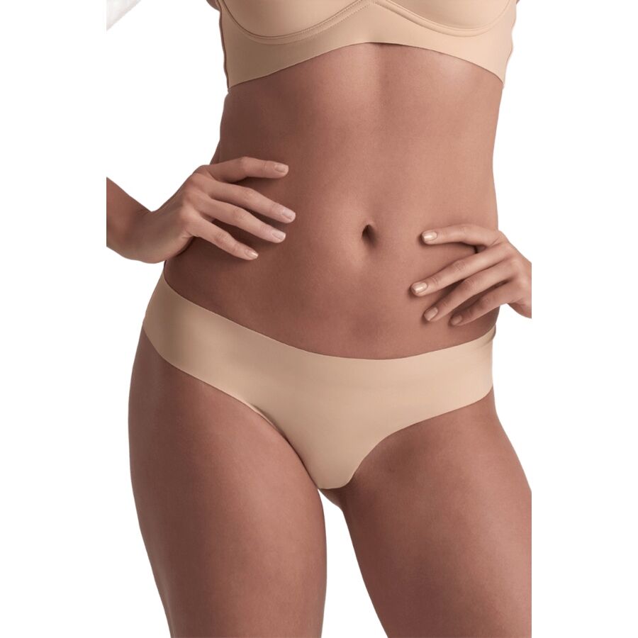 BYE BRA - UNDERWEAR PACK 2 TANGAS INVISIBLES BEIGE Y NEGRO TALLA L — vue détaillée