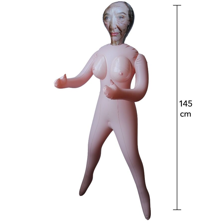 HIDDEN DESIRE - Horny Granny Inflatable Doll 145 Cm