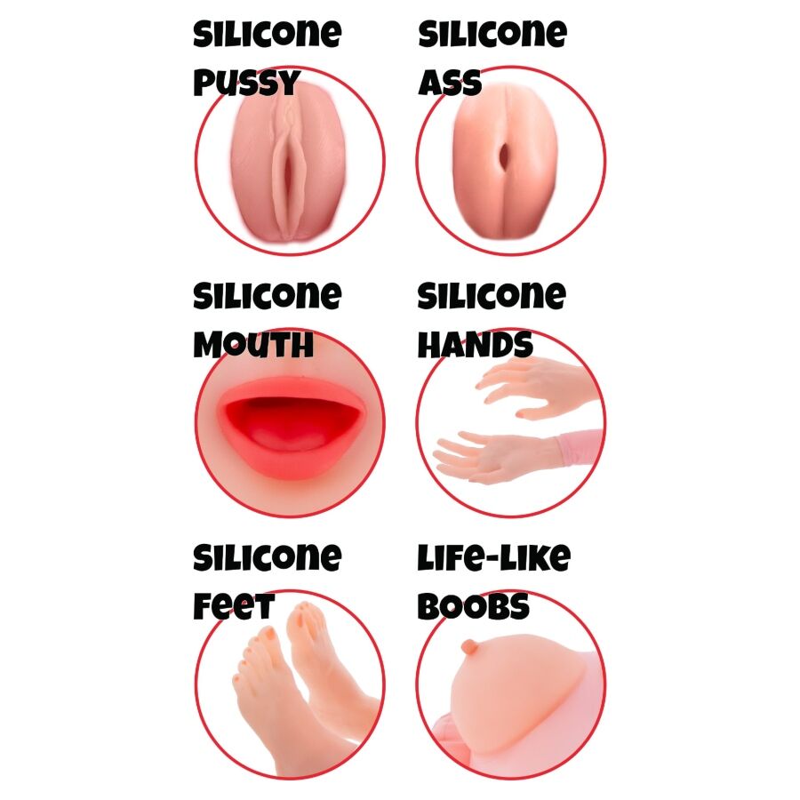 HIDDEN DESIRE LUSTY LOLA POUPÉE GONFLABLE 145 CM — vue alternative