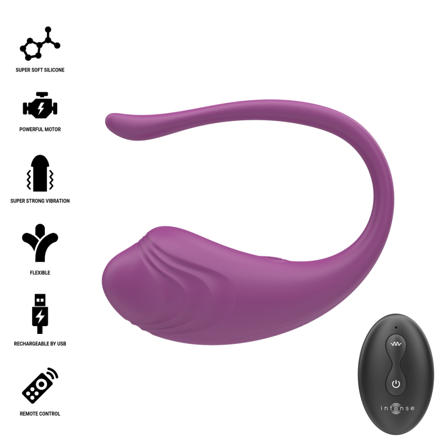 INTENSE REMOTE CONTROL Olivia Œuf Vibrant Purple Télécommande — vue détaillée