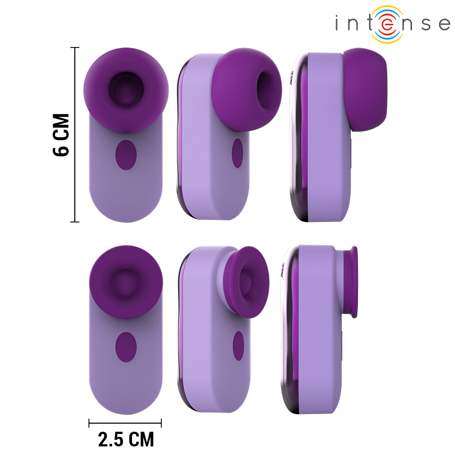 INTENSE FUN TOYS Stimulateur Clito Sabrina Violet — vue arrière