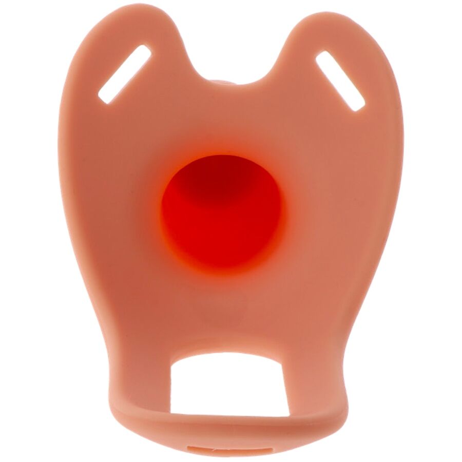 HIDDEN DESIRE INFERNO MANCHON PÉNIS STRAP-ON SILICONE 18 CM — accessoires inclus