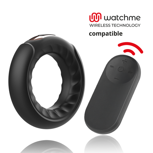 ANBIGUO Adriano Anneau Vibrant + Télécommande Watchme - Aura Intime