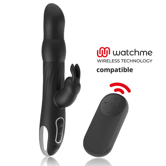 BRILLY GLAM Moebius Vibromasseur Rabbit Rotatif + Télécommande Watchme - Aura Intime