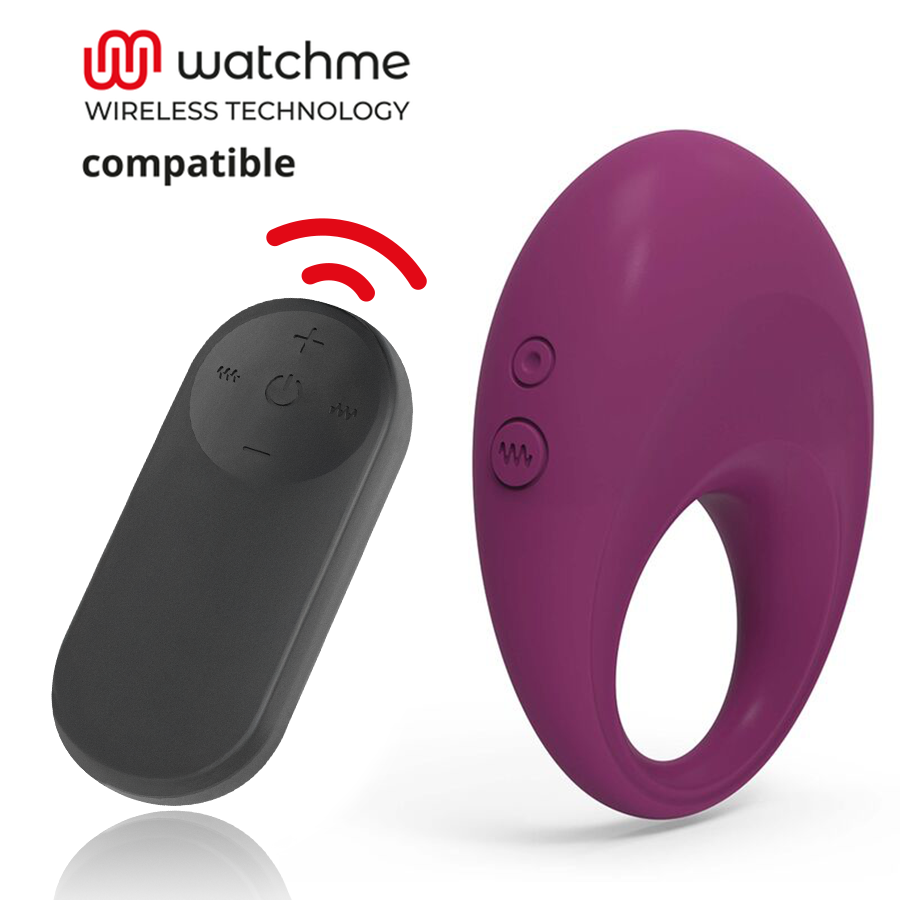 COVERME DYLAN ANNEAU RECHARGEABLE + TÉLÉCOMMANDE WATCHME - Aura Intime