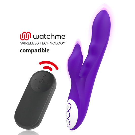 GALATEA Galo Vibromasseur Violet + Télécommande Watchme - Aura Intime