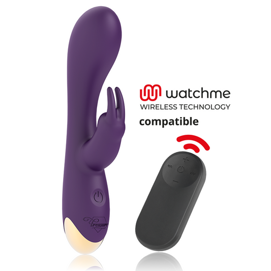 TREASURE Laurence Vibromasseur Rabbit + Télécommande Watchme - Aura Intime