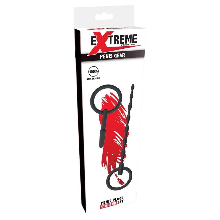 HIDDEN DESIRE Extreme Starter Set Plugs Urétraux 2 Unités — accessoires inclus