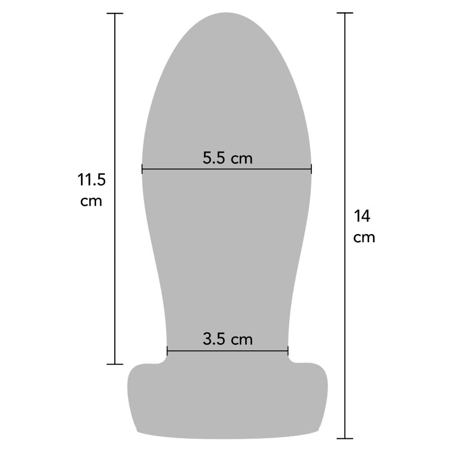 HIDDEN DESIRE Extreme Heavy Anal Stretcher Plug M — vue arrière