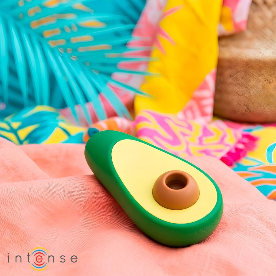 INTENSE FUN TOYS Waki Stimulateur Succion Clitoriale Avocado — vue arrière