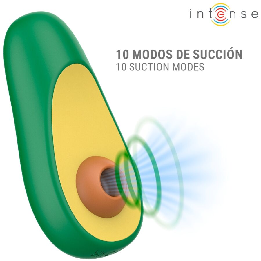 INTENSE FUN TOYS Waki Stimulateur Succion Clitoriale Avocado — vue alternative