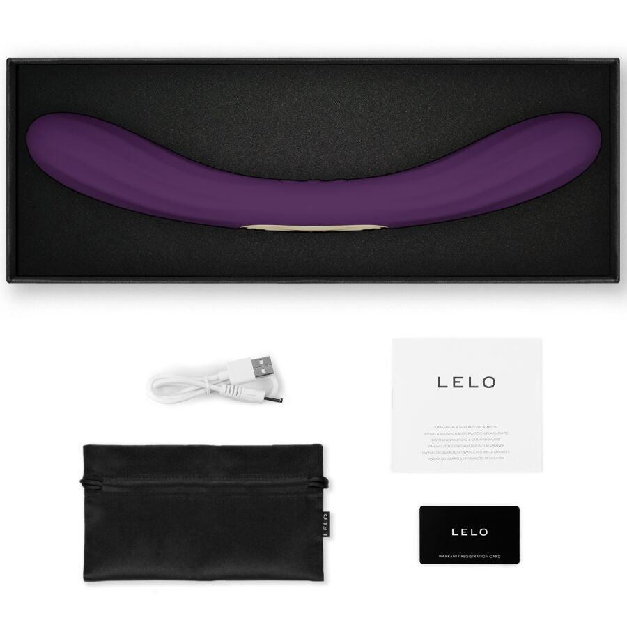 LELO BOOMERANG VIBRATEUR À DOUBLE EXTRÉMITÉ VIOLET — vue alternative