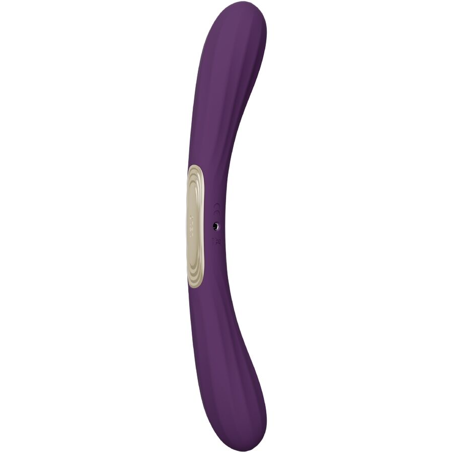LELO BOOMERANG VIBRATEUR À DOUBLE EXTRÉMITÉ VIOLET - Aura Intime