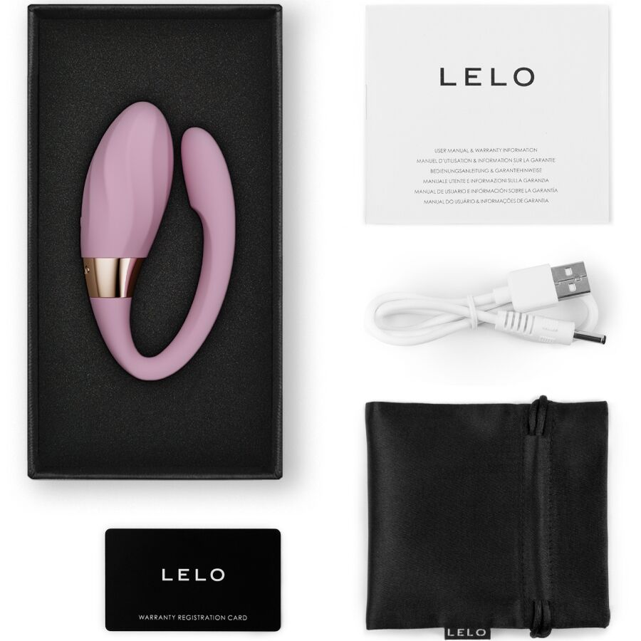 LELO TIANI TWIST VIBRATEUR COUPLES ROSE PÂLE — vue détaillée